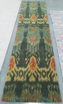 Оливковый/золотой ковер с дефектом 2 фута 3 дюйма x 10 футов 0 дюймов, сниженная цена 1172782224 IKT464B-210 - Изображение 1 из 4