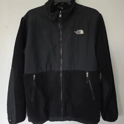 Молодежная детская флисовая куртка на молнии The North Face Denali Polartec Цвет черный Размер XL - Изображение 1 из 4