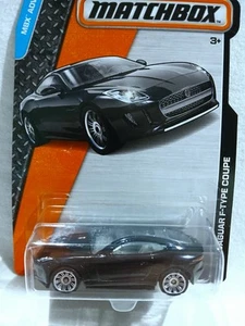 15 Jaguar F Type Coupe Black Matchbox MBX Adventure City 1:64 Scale - Imagen 1 de 12