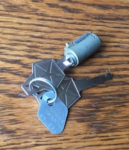 1948~1968 Dodge Truck IGNITION LOCK CYL w/LOGO KEYS vtg MOPAR NOS 2510742- - Picture 1 of 7
