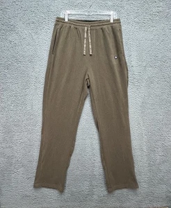 Ben Sherman Jogger Sweatpants Mens 32x30 Brown Fleece Elastic Waist Drawstring - Picture 1 of 11