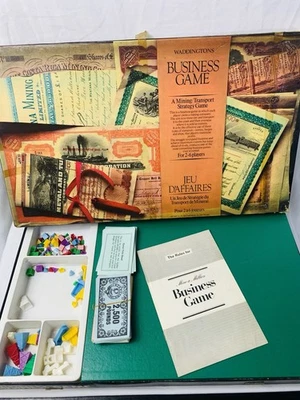 Vintage Waddingtons Business Game - Mining Transport Strategy Board Game   - Image 1 of 2