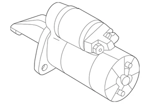 Nissan Motor Assembly-Starter REMAN - 2330M-JA01BRW - Picture 1 of 1