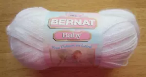 Bernat Baby Superfine Acrylic Yarn ~ #21402 White ~ 1.75 oz. / 50 grams - Picture 1 of 6