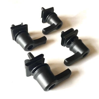 Saddlebag Mounting Kit Lever Lock Bolts Nuts Set  Harley Davidson 1992-22 Black - Image 1 of 3
