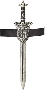 Knight Sword & Crusader Sheath Toy Fancy Dress Halloween Child Costume Accessory - Picture 1 of 1