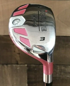 DEMO RH Pink iDrive Senior Lady Ladies Womens #3 Hybrid Graphite Shaft 51-A9BY - Picture 1 of 9