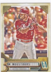 2022 Topps Gypsy Queen Mancante Piatto Nero #125 Mike Moustakas - Rosso - Foto 1 di 1