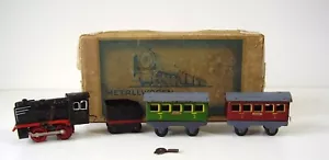 Seltene Eisenbahn Spur S / H0 in OVP Metallwaren Galvanik Weimar DDR - Bild 1 von 5
