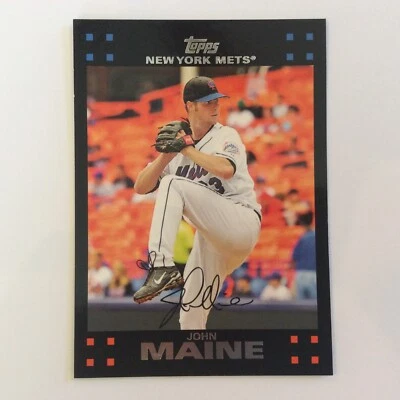 2007 Topps #484 John Maine New York Mets - Image 1 of 2