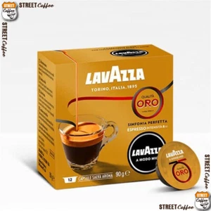 24 CIALDE CAPSULE CAFFE' LAVAZZA A MODO MIO MISCELA QUALITA' ORO 100 % ORIGINALI - Foto 1 di 12
