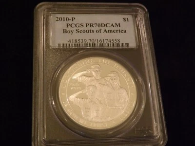 2010 P          Boy  Scouts  Of America        PCGS  PR 70 DCAM - Image 1 of 2