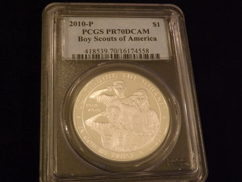 2010 P          Boy  Scouts  Of America        PCGS  PR 70 DCAM - Image 1 of 2