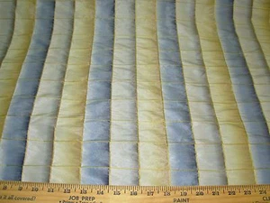 5 YDS~FAUX SILK INKLING PLAID SLATE DRAPERY UPHOLSTERY FABRIC FOR LESS - Picture 1 of 4