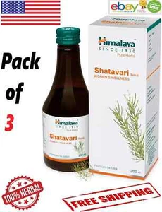 3x Himalaya Shatavari Syrup For Women's Wellness 200ml. Each (Free Ship) - Picture 1 of 5