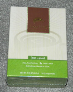 Javita Lean + Green Instant Sencha Tea - Box of 24 Sticks - PAST "BEST BY" DATE
