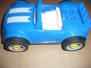 Lego Duplo Toolo Rennwagen/Sportwagen gebraucht mit Spielspuren - Bild 1 von 8