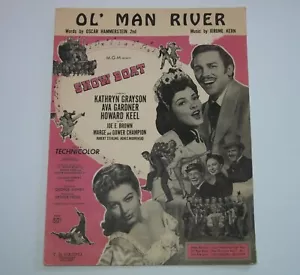 1951 Show Boat OL' MAN RIVER Hammerstein Kern Kathryn Grayson Ava Gardner - Bild 1 von 5