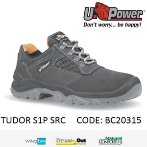 Upower Scarpa Lavoro Antinfortunistica S1P SRC Pelle scamosciata TUDOR U-POWER. - Foto 1 di 1