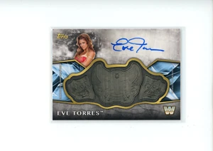 2017 Topps WWE Eve Torres Legends Women's Championship Plate Relic Auto 24/50 - Bild 1 von 2