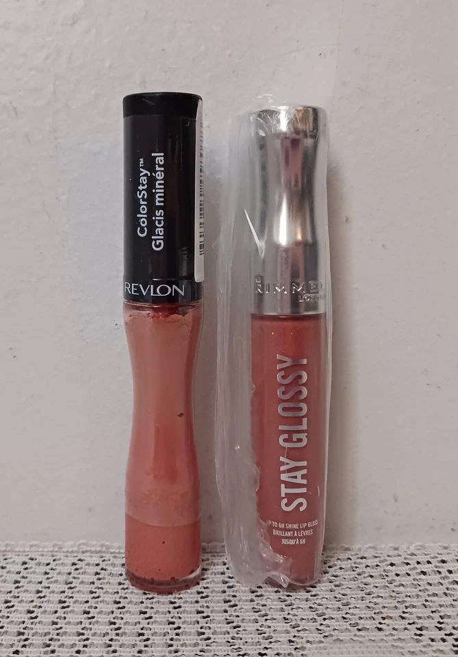 New Lot of 2 Lip Gloss 1 Rimmel, 1 Revlon Colorstay Both Factory Sealed - Image 1 of 4