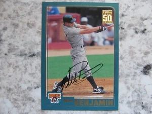 Pirates Mike Benjamin Signed Autographed 2001 Topps Mint - Picture 1 of 1