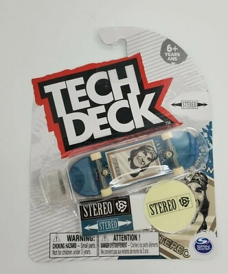 Mini monopatín Tech Deck 2021 Finger Board estéreo raro Jason Lee Pilot Blues Foto 1 de 4