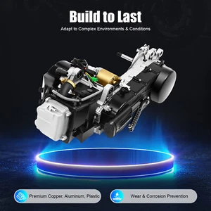 For 150CC 4-Stroke Complete Engine GY6 Scooter ATV Motor CVT Long Case - Bild 1 von 19