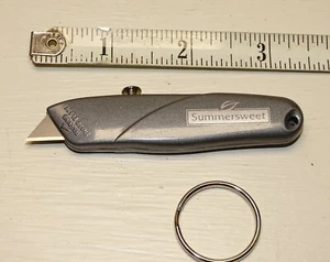 NEW Mini Utility Knife - High Quality All Metal Design - key chain - key ring - Picture 1 of 2