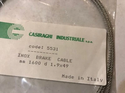 (1) Casiraghi Inox Brake Cable 1600 d 1.9X49 - Image 1 of 4