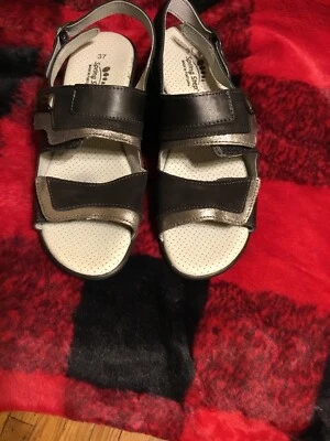 Spring Step Flexus Willa Sandals Adjustable Straps Size 7  hand made in Portugal - Image 1 of 4