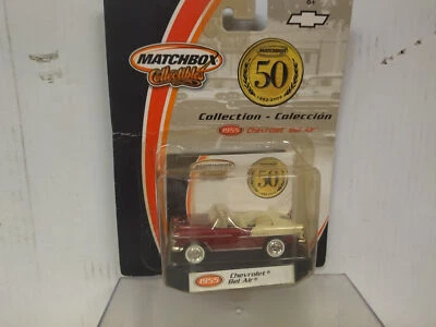 CHEVROLET BEL AIR 1955 CONV COCA-COLA COLLECTIBLES 1:64 MATCHBOX - Immagine 1 di 3