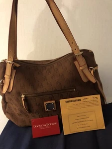 Dooney And Bourke Large Nina EUC NWOT 2S877 BN Never Used Great Bag Satchel - Picture 1 of 7