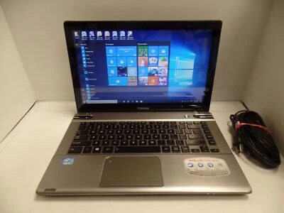 PORTÁTIL PORTÁTIL táctil Toshiba Satellite P845t-S4305 1,80 GHz i3-3217u 4 GB 256 GB SSD Win10 Foto 1 de 4