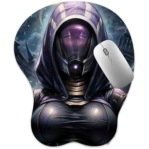 NUEVA Alfombrilla de Ratón 3D Oppai Alfombrilla de Ratón con Reposamuñecas Alivio del Dolor Boob-pad Tali - Imagen 1 de 6