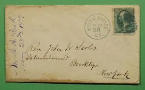 DR WHO 1880s MYSTIC BRIDGE CONNECTICUT CT w6275 - Picture 1 of 4