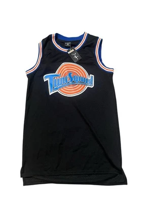 Camiseta deportiva de baloncesto Joli Sport Tune Squad Bugs #1 negra con logotipo para hombre M J90 nueva con etiquetas Foto 1 de 4