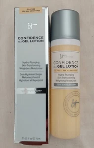IT Cosmetics Confidence in a Gel Lotion Oil Free Weightless Moisturiser 2.5 oz - Picture 1 of 2