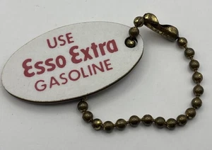 VINTAGE WERBUNG SCHLÜSSELANHÄNGER HUMBLE OIL & REFINING COMPANY ESSO EXTRA BENZIN - Bild 1 von 4