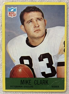 1967 Philadelphia Gum Football Karte #149 - Mike Clark, Pittsburgh Steelers - Bild 1 von 2