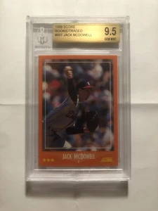 1988 Score Rookie/Traded Jack McDowell RC #85T BGS 9.5 GEM MINT - Picture 1 of 2