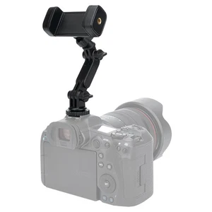JJC Phone Holder Hot Shoe Mount Tripod Adapter for iPhone 17 16 Samsung Google - Picture 1 of 12
