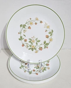 (6) Corelle STRAWBERRY SUNDAE Dinner Plates 10 1/4” Vintage - Set Of 6 - Picture 1 of 14