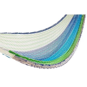 Mexican Hammock Traditional Navy Blue, & White Green - Bild 1 von 1
