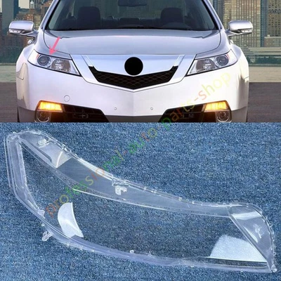 Cubierta de lente transparente para faros laterales derechos para Acura TL 2009-2014 + pegamento sellador Foto 1 de 4