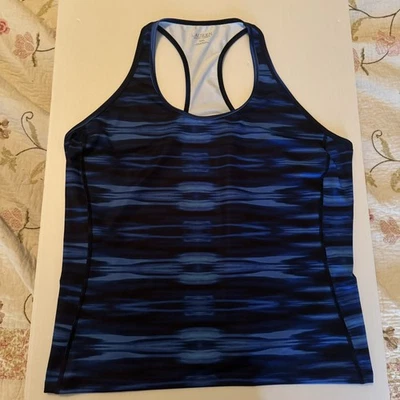 Camiseta sin mangas deportiva para mujer Lauren Ralph Lauren espalda deportiva azul y negra talla 2XL Foto 1 de 4