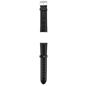 20 mm cuir PU couleurs noir bracelet montre bracelet nouvelle mode N6W73916 - Photo 1/8