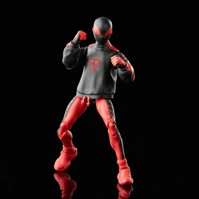 Figura de acción Spider-Man retro Marvel Legends Miles Morales Spider-Man 6" Foto 1 de 4