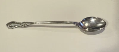 International 5 1/2" Tea Spoon Sterling Silver, No Mono, 16 Grams, Wild Rose - Image 1 of 4