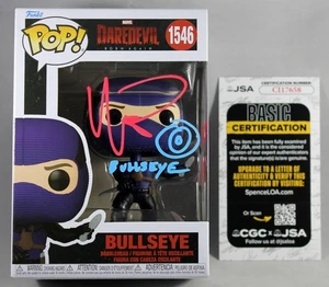 WILSON BETHEL SIGNED BULLEYE DAREDEVIL FUNKO POP FIGURE AUTOGRAPHED +JSA COA - Picture 1 of 2